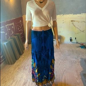 Forever 21 size medium boho style long skirt